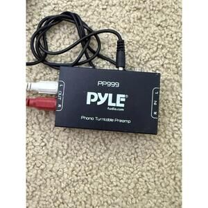Pyle PP999 Phono Turntable Preamp RIAA Vinyl Record Player RCA